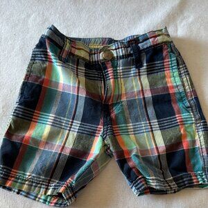 Nautica Plaid Boys Dress Shorts